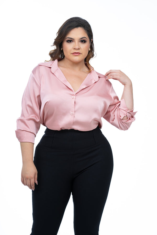 Blusa satín